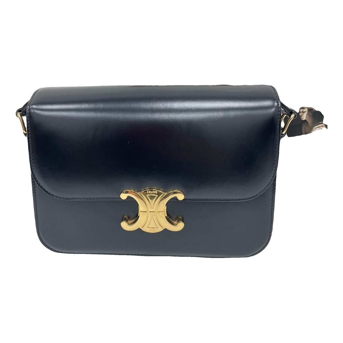 Triomphe leather handbag