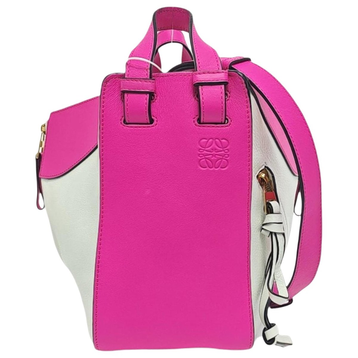 Hammock leather crossbody bag
