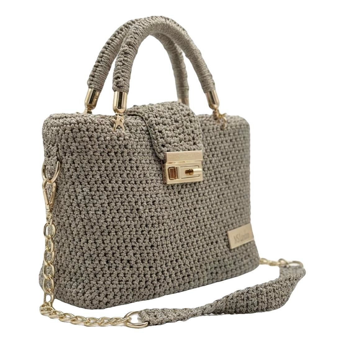 Crochet handbag