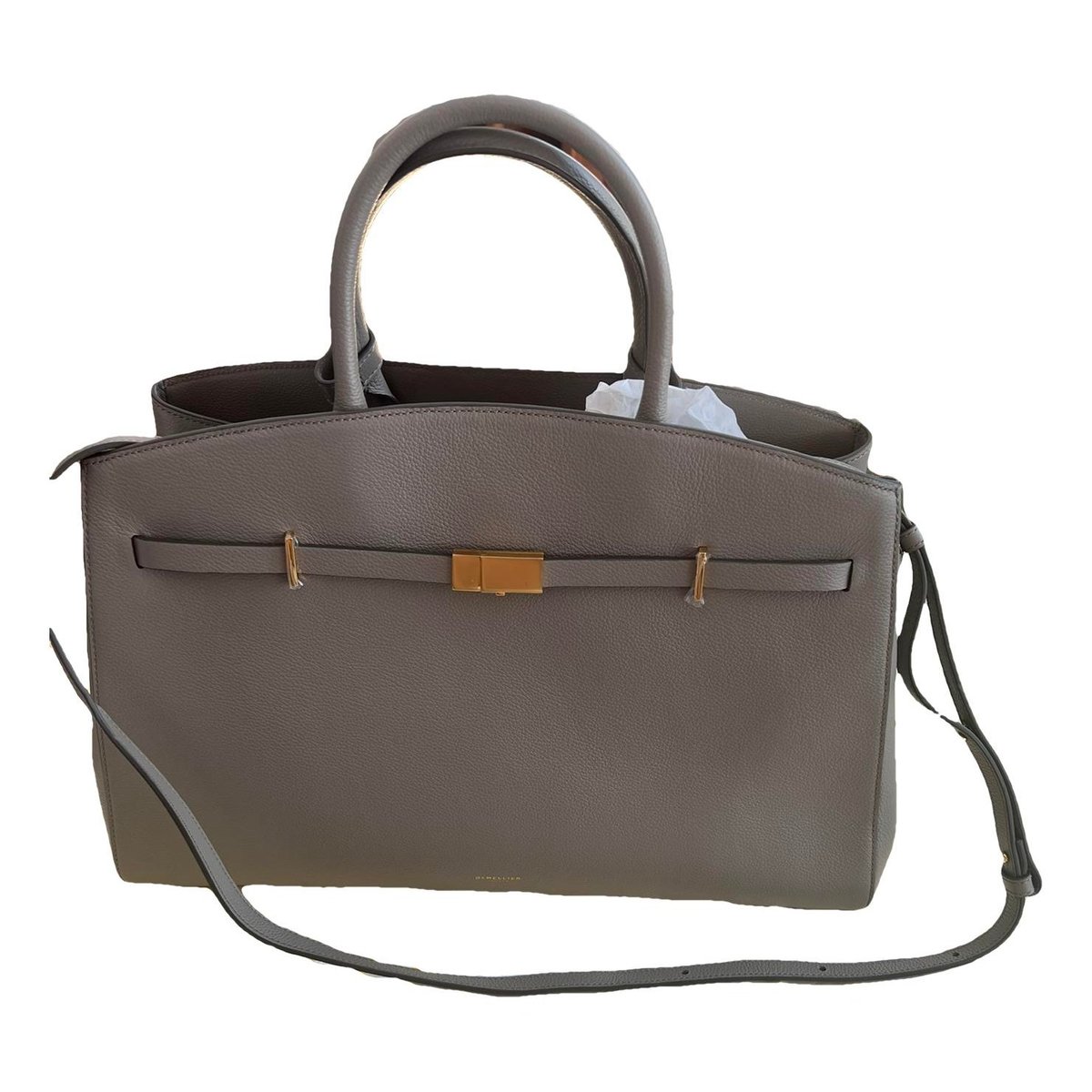 Leather tote