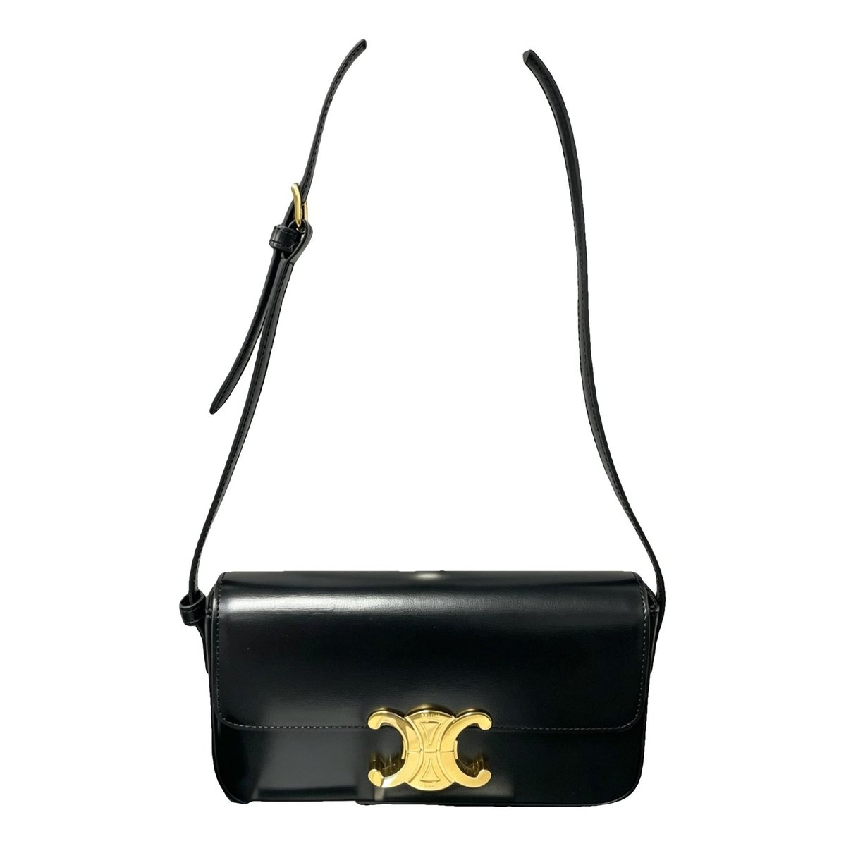Triomphe Long leather handbag