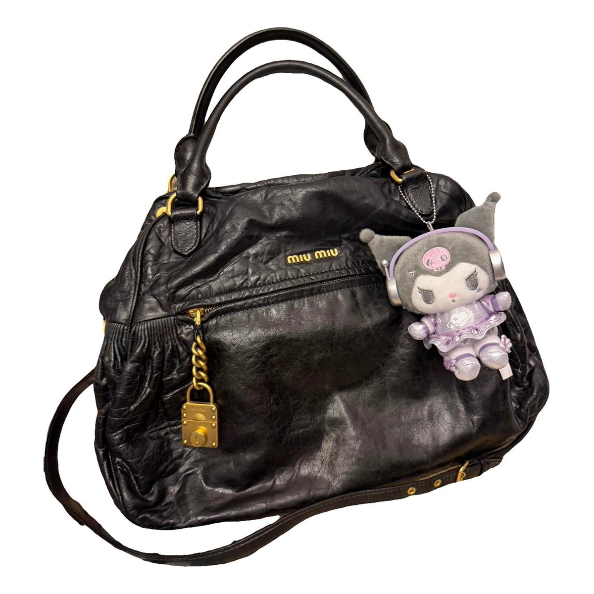 Vitello leather crossbody bag