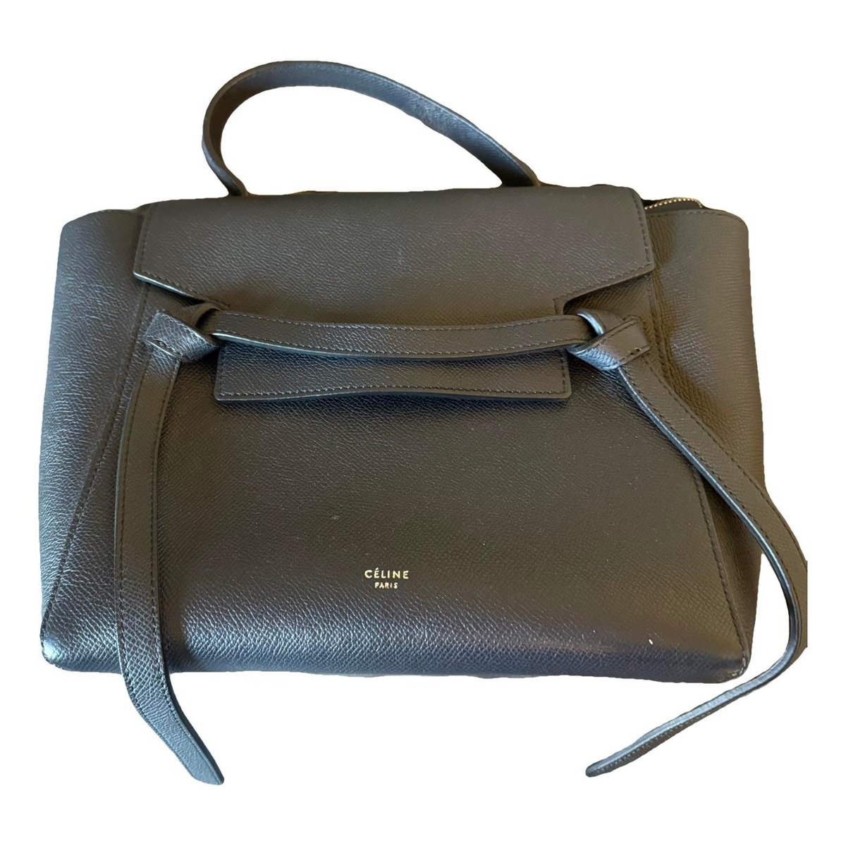 Belt leather handbag