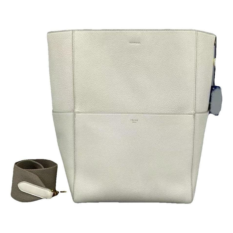 Seau Sangle leather handbag