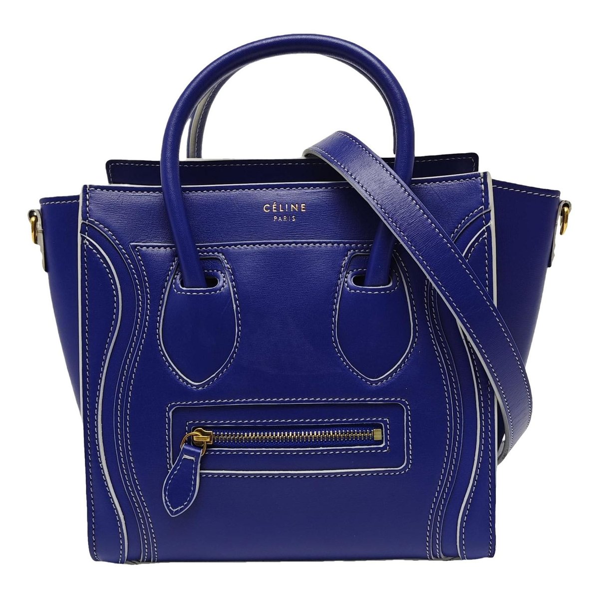 Nano Luggage leather handbag