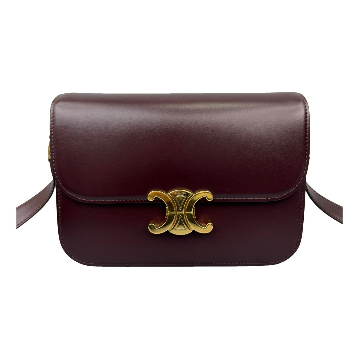 Triomphe leather handbag