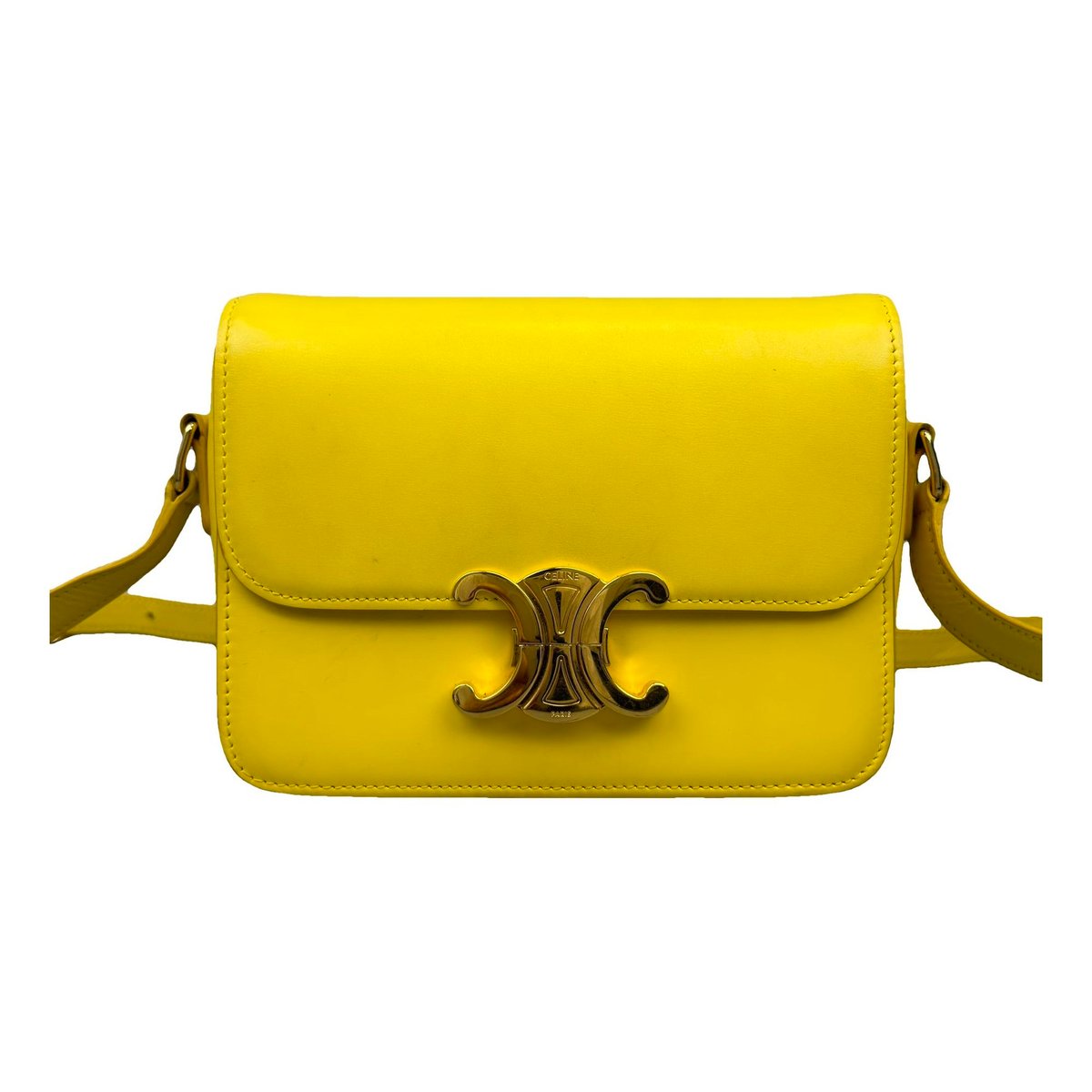 Triomphe leather handbag