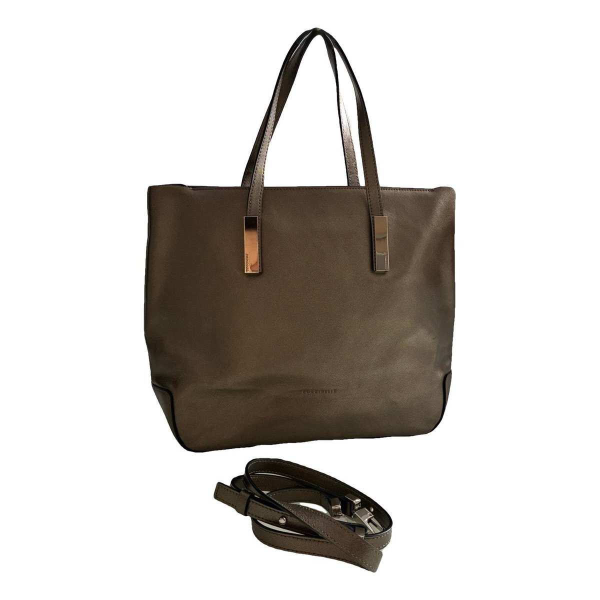 Leather tote