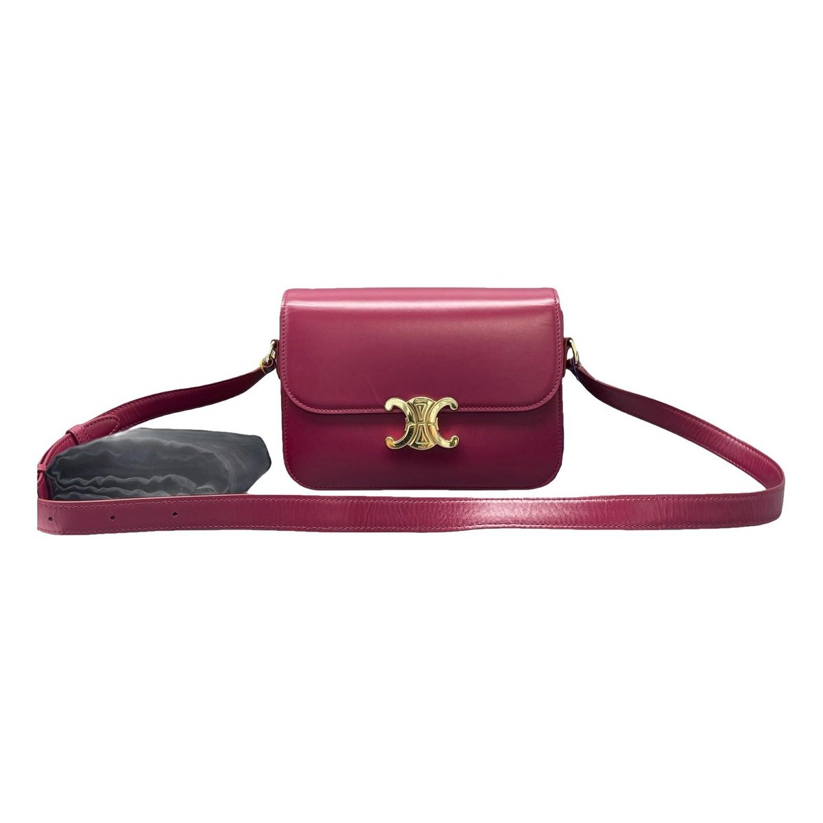 Triomphe leather handbag