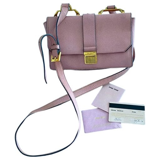 Madras leather handbag