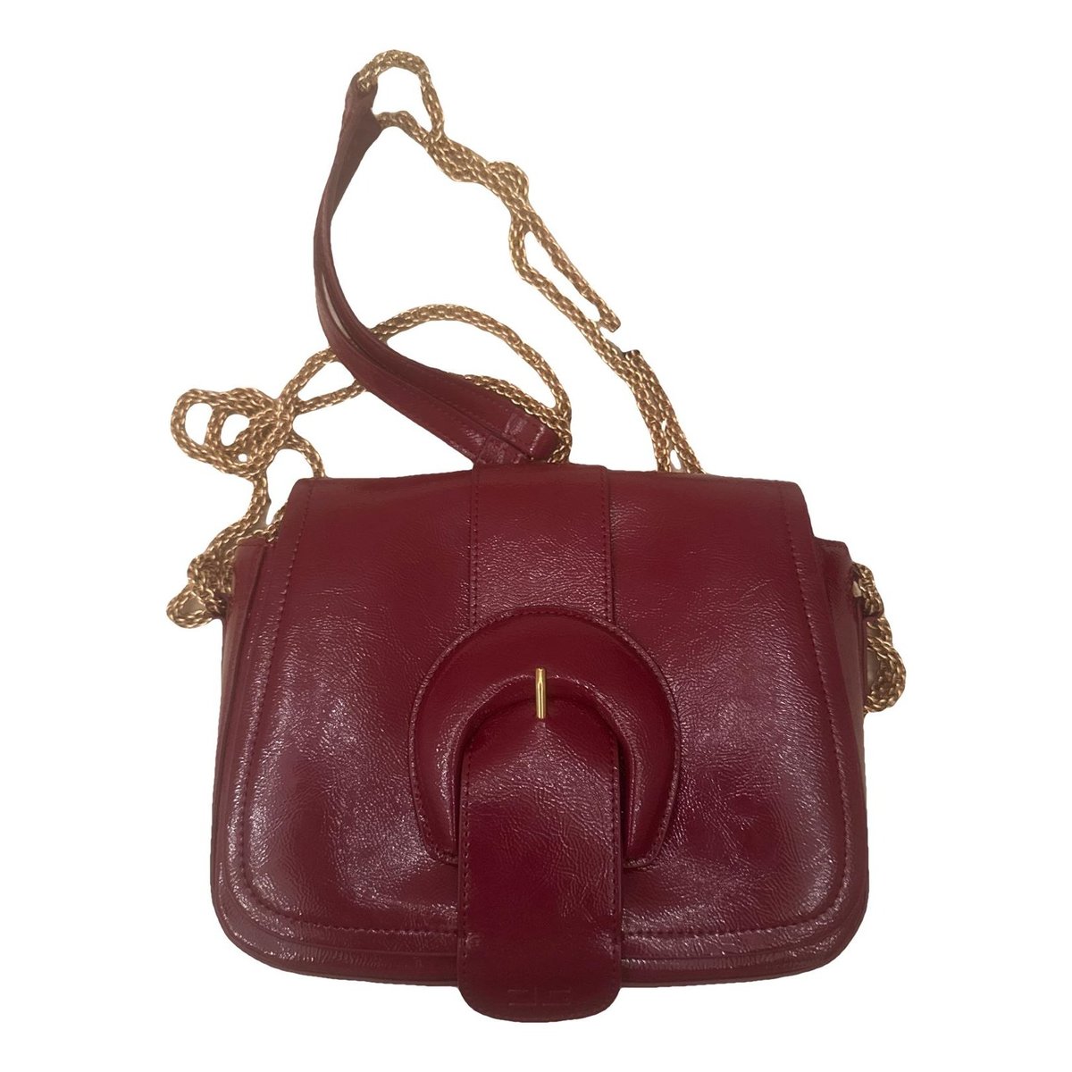 Patent leather crossbody bag