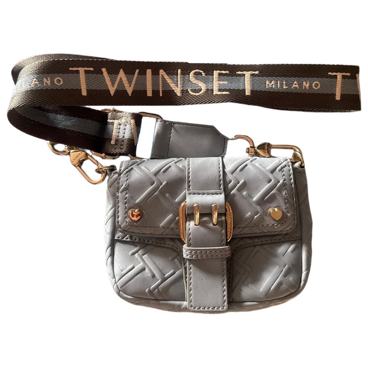 Vegan leather clutch bag