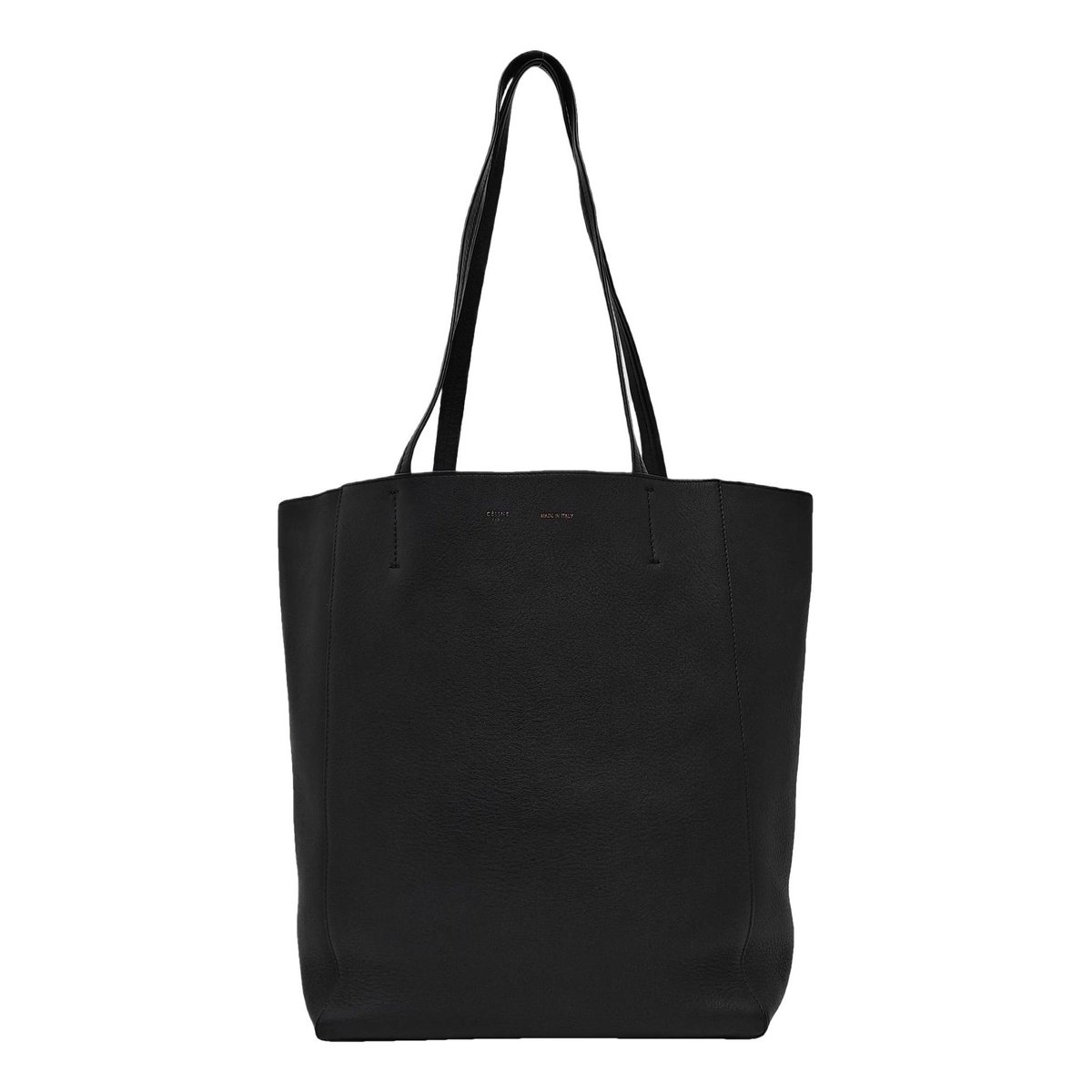 Cabas leather handbag