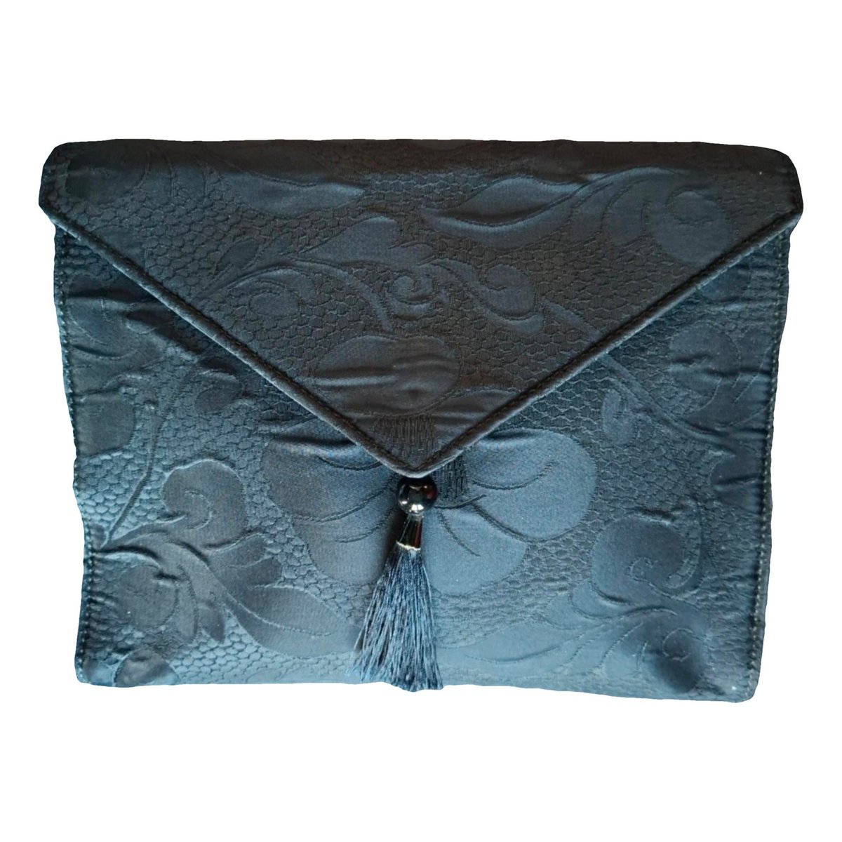 Silk clutch bag