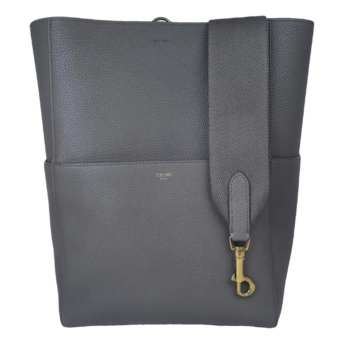 Seau Sangle leather handbag