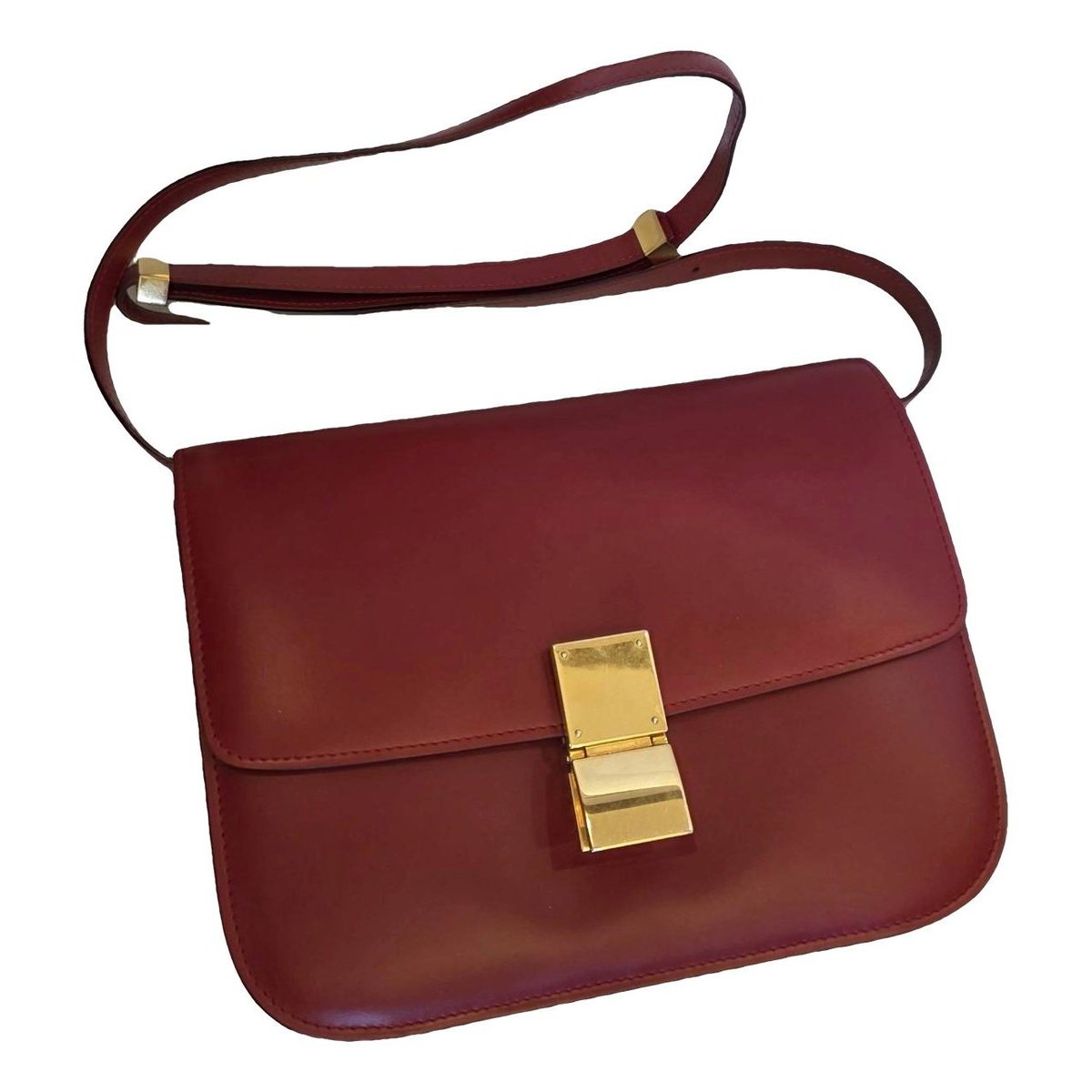 Classic leather crossbody bag
