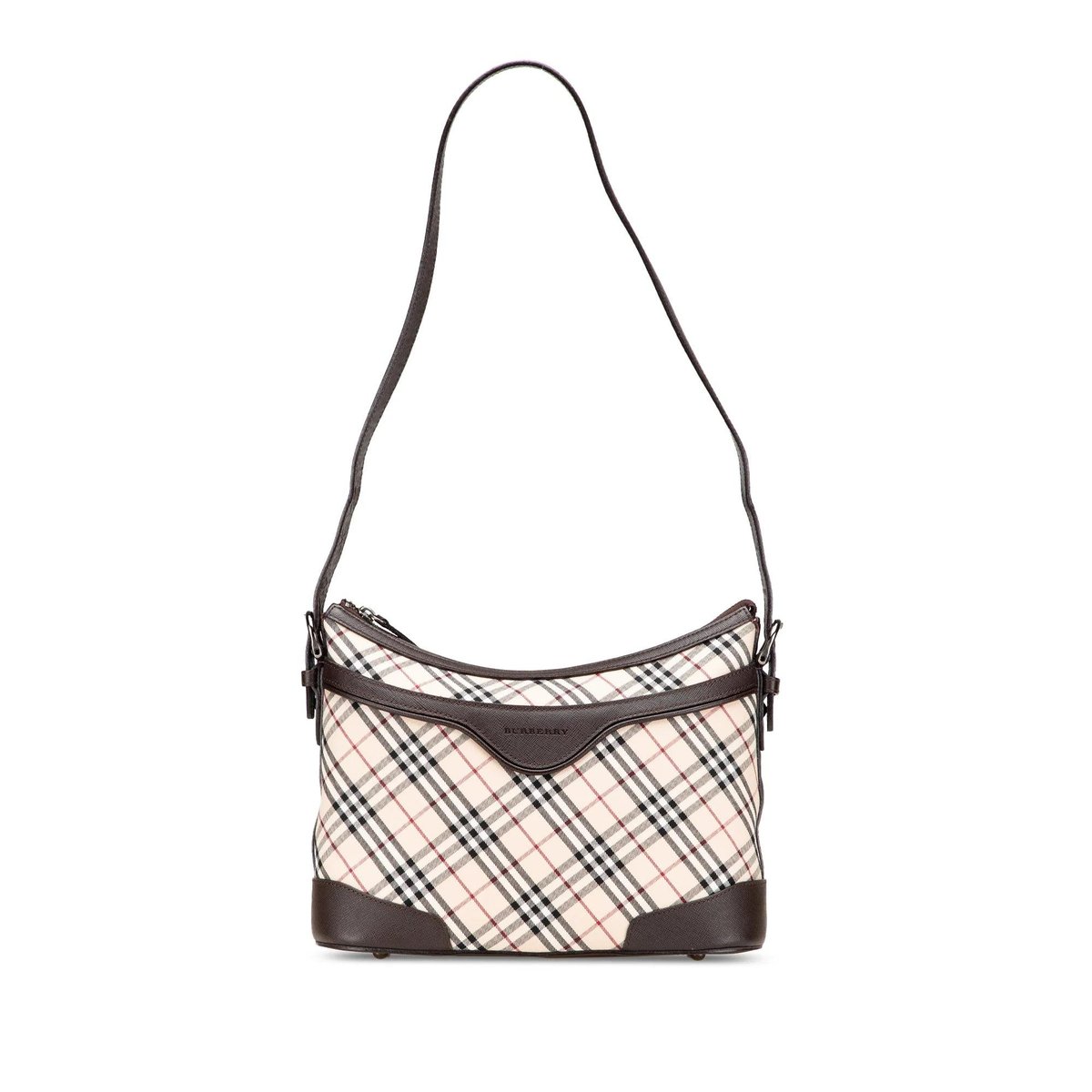 Pocket leather handbag