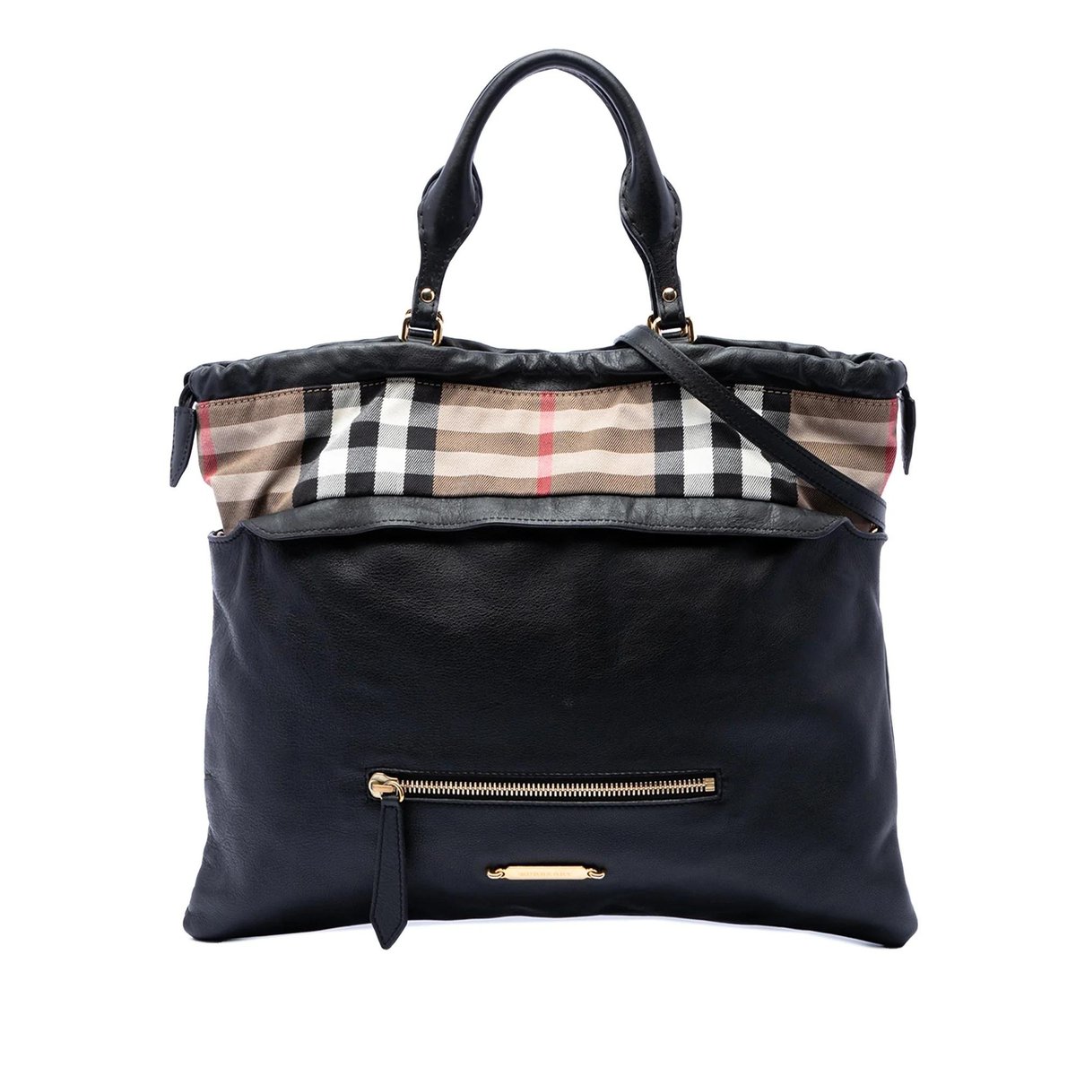 Pocket leather satchel