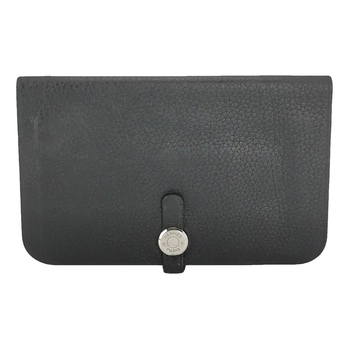 Dogon leather clutch bag