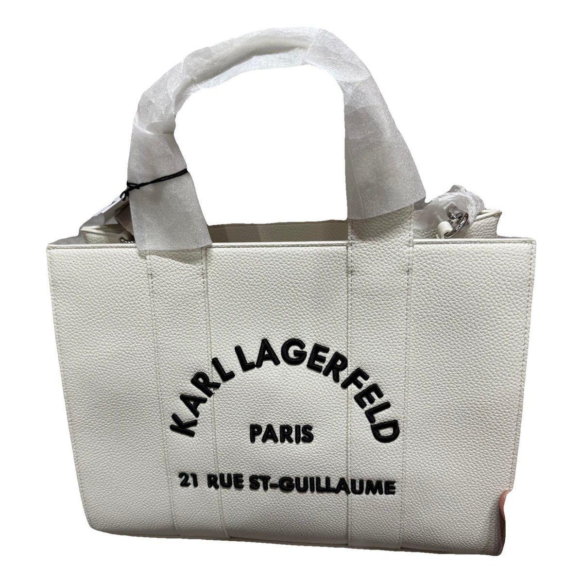 Patent leather handbag