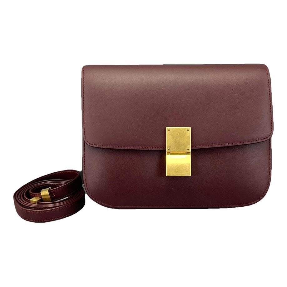 Classic leather crossbody bag