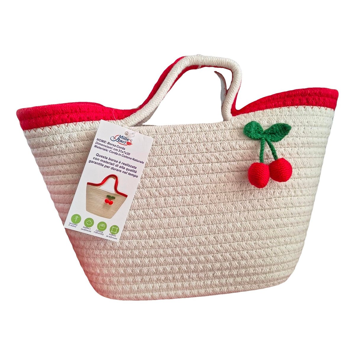 Crochet handbag