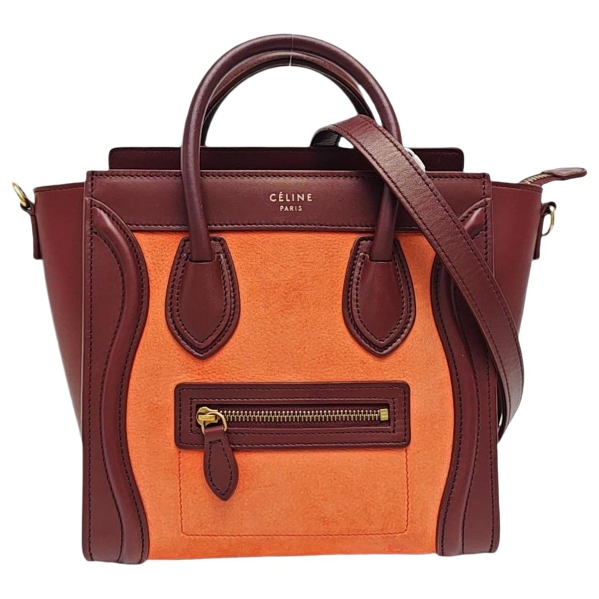 Nano Luggage leather handbag