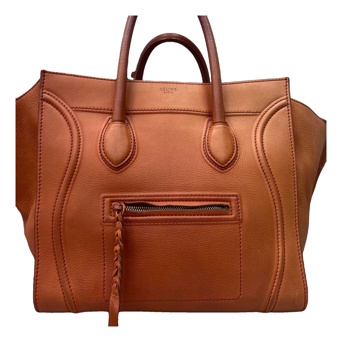 Luggage leather handbag