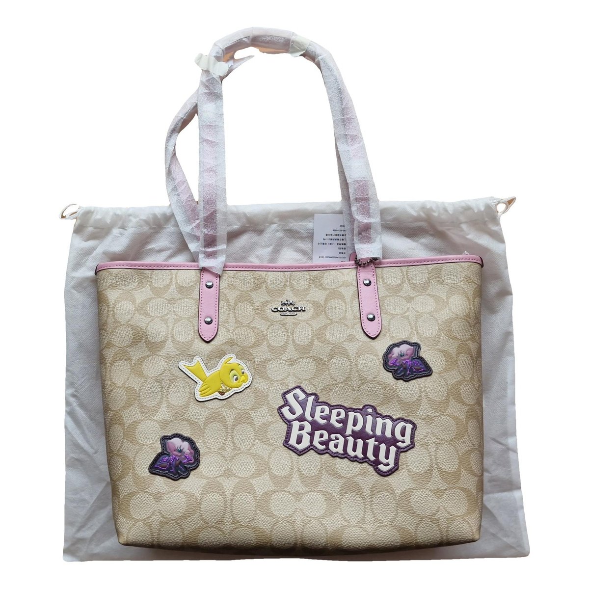 Disney collection leather tote