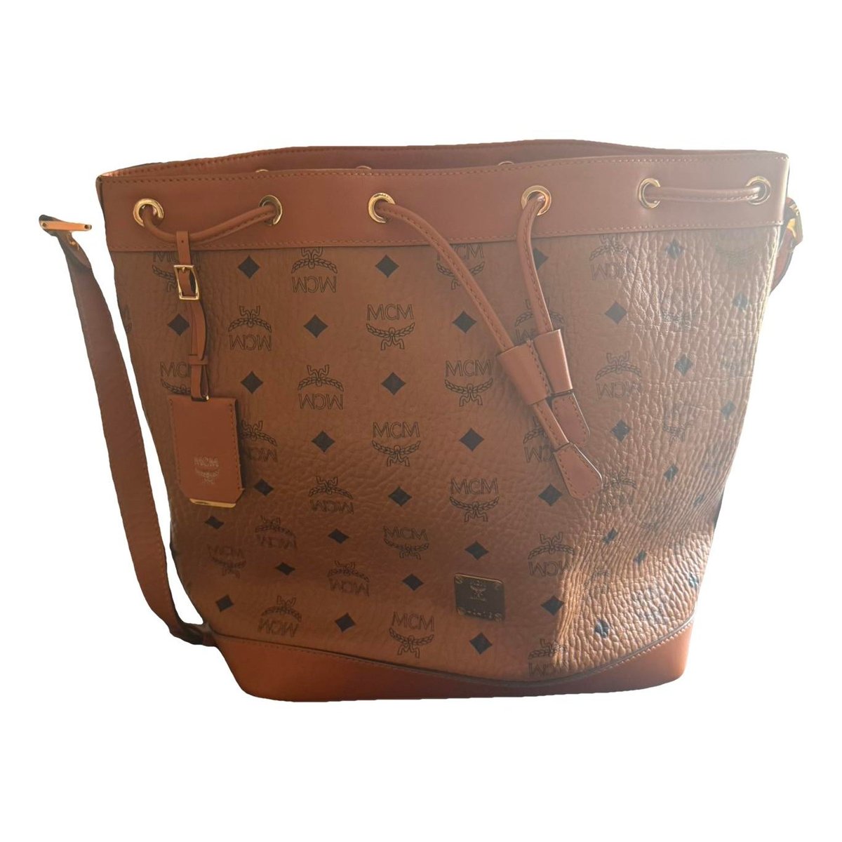 Heritage Drawstring leather tote