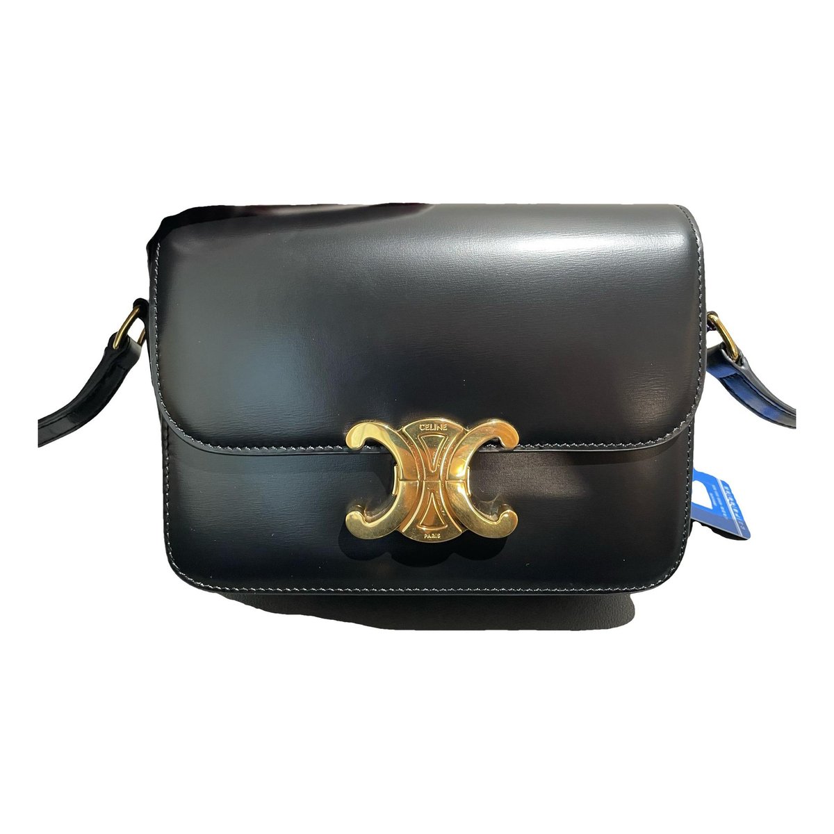 Triomphe leather handbag
