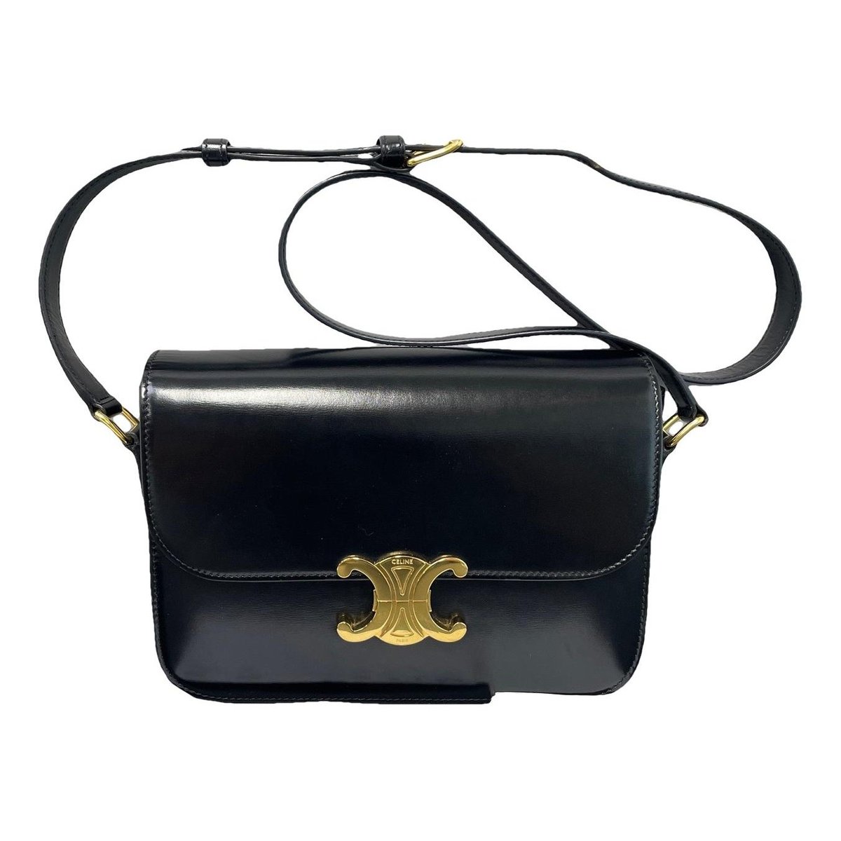 Triomphe leather handbag