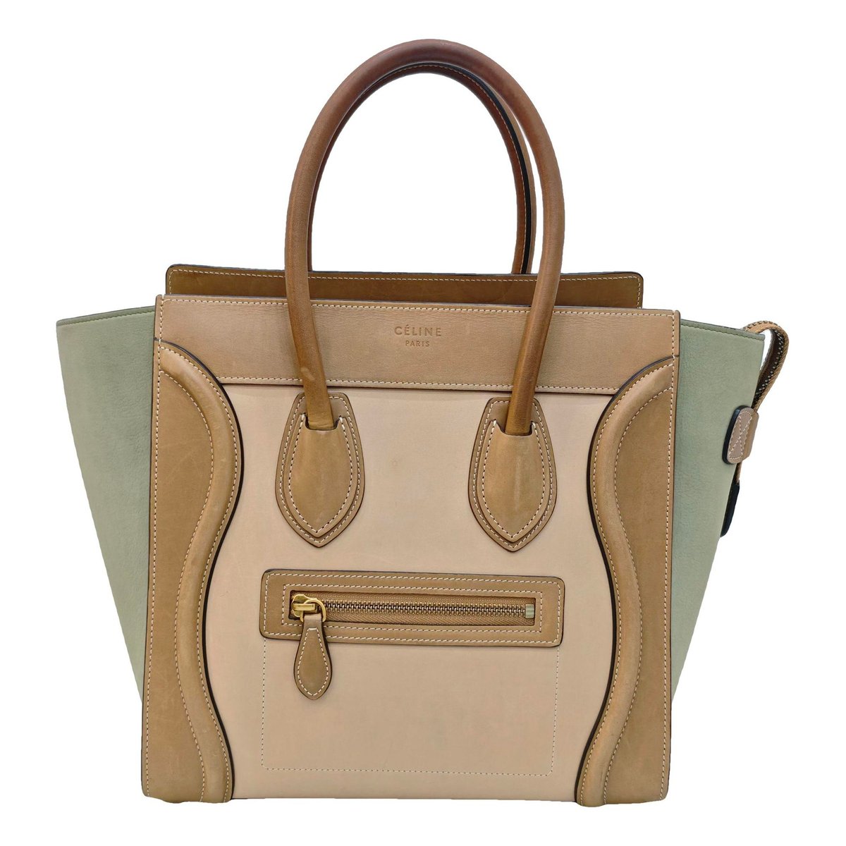 Luggage leather handbag