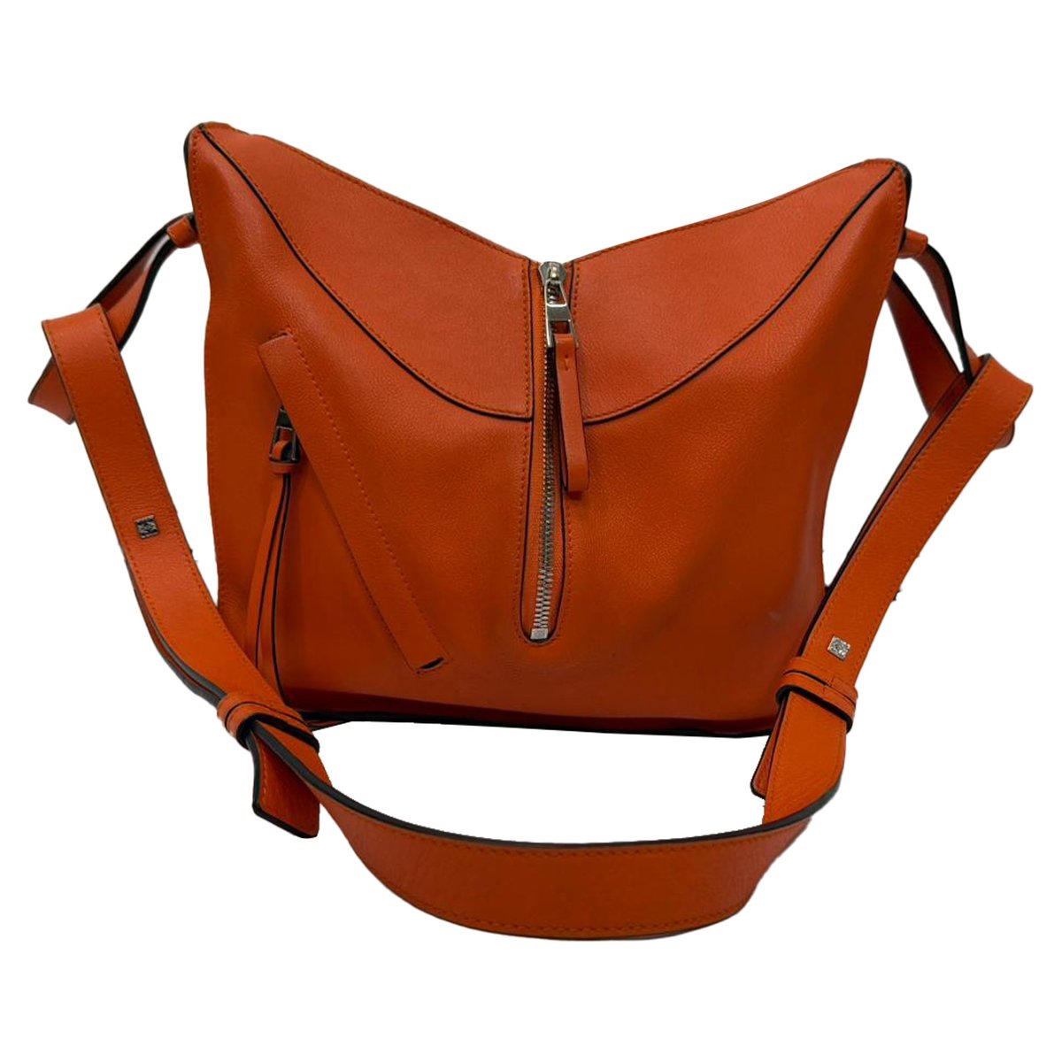 Hammock leather handbag