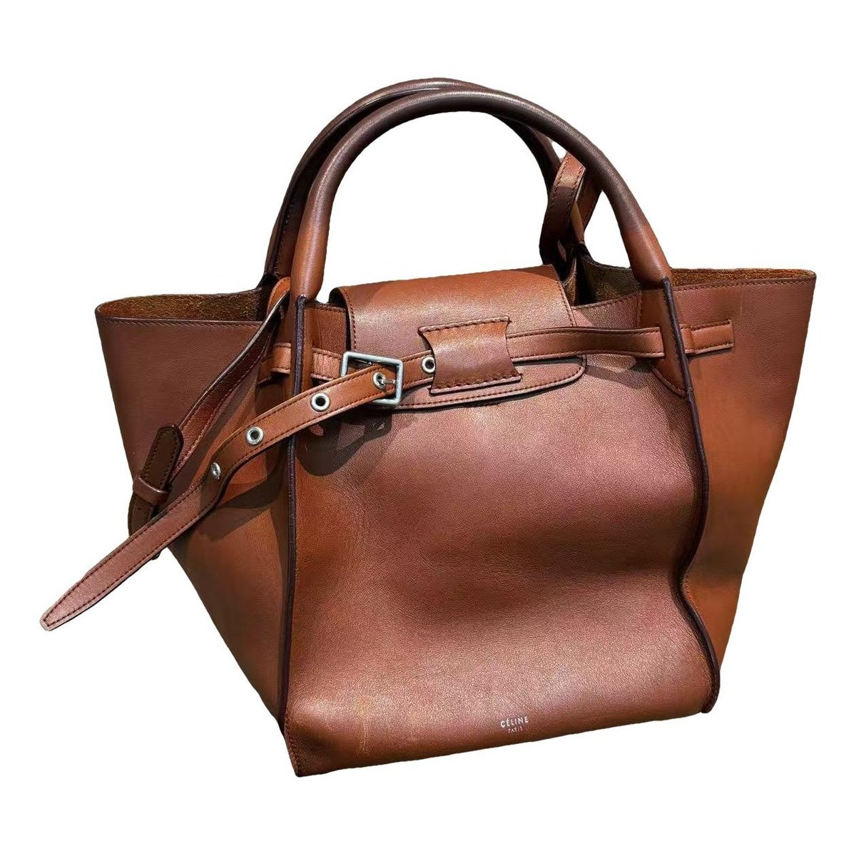Big Bag leather handbag