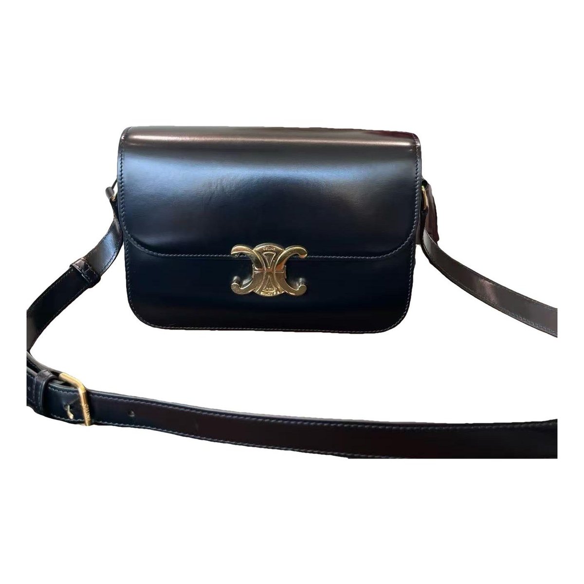 Triomphe leather handbag