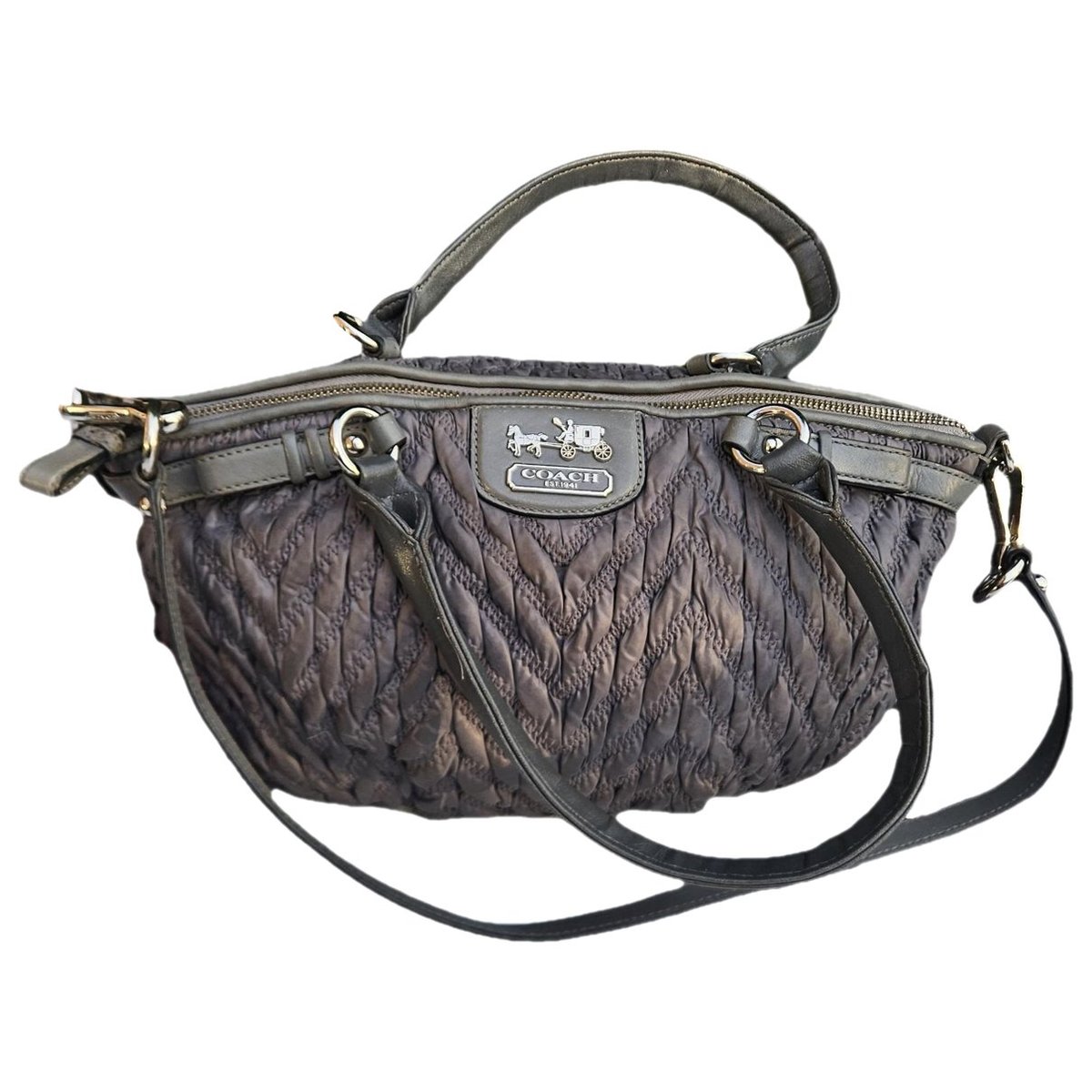 Madison cloth satchel