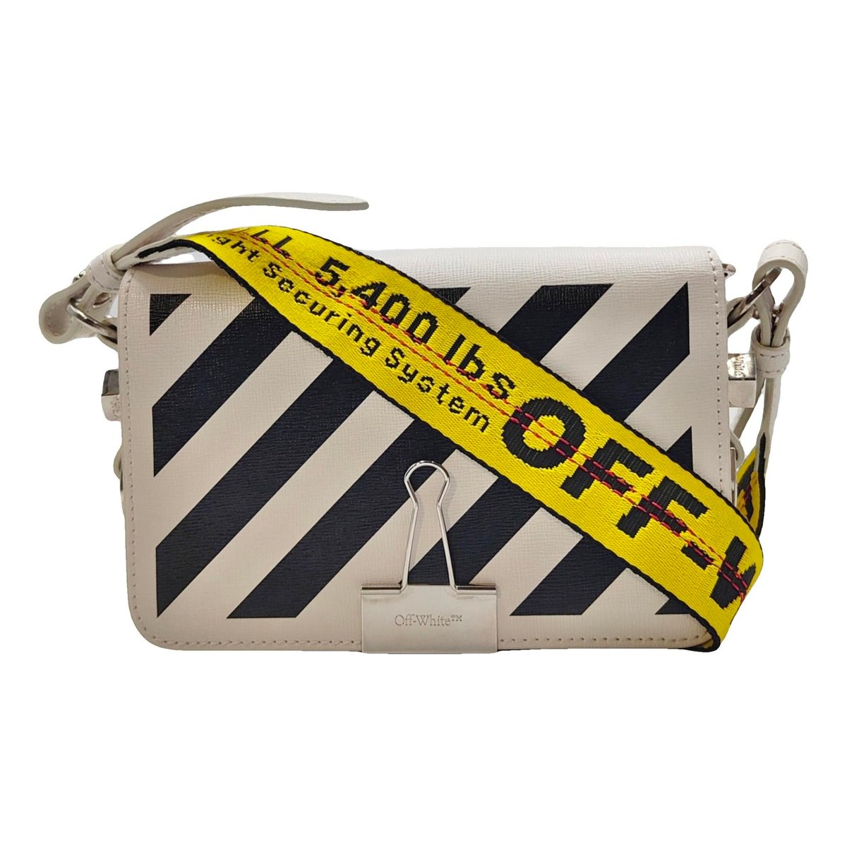 Binder leather crossbody bag