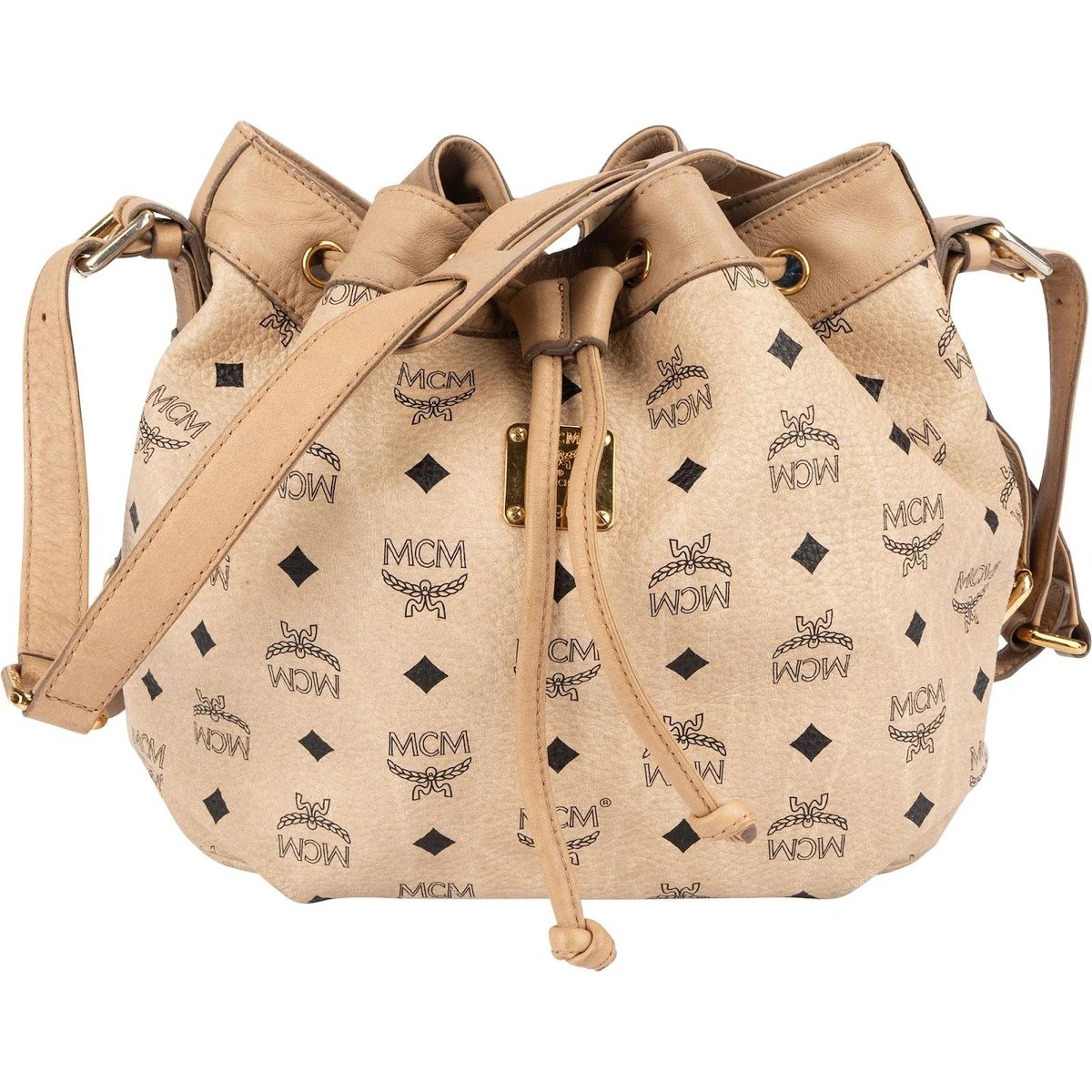 Heritage Drawstring leather crossbody bag