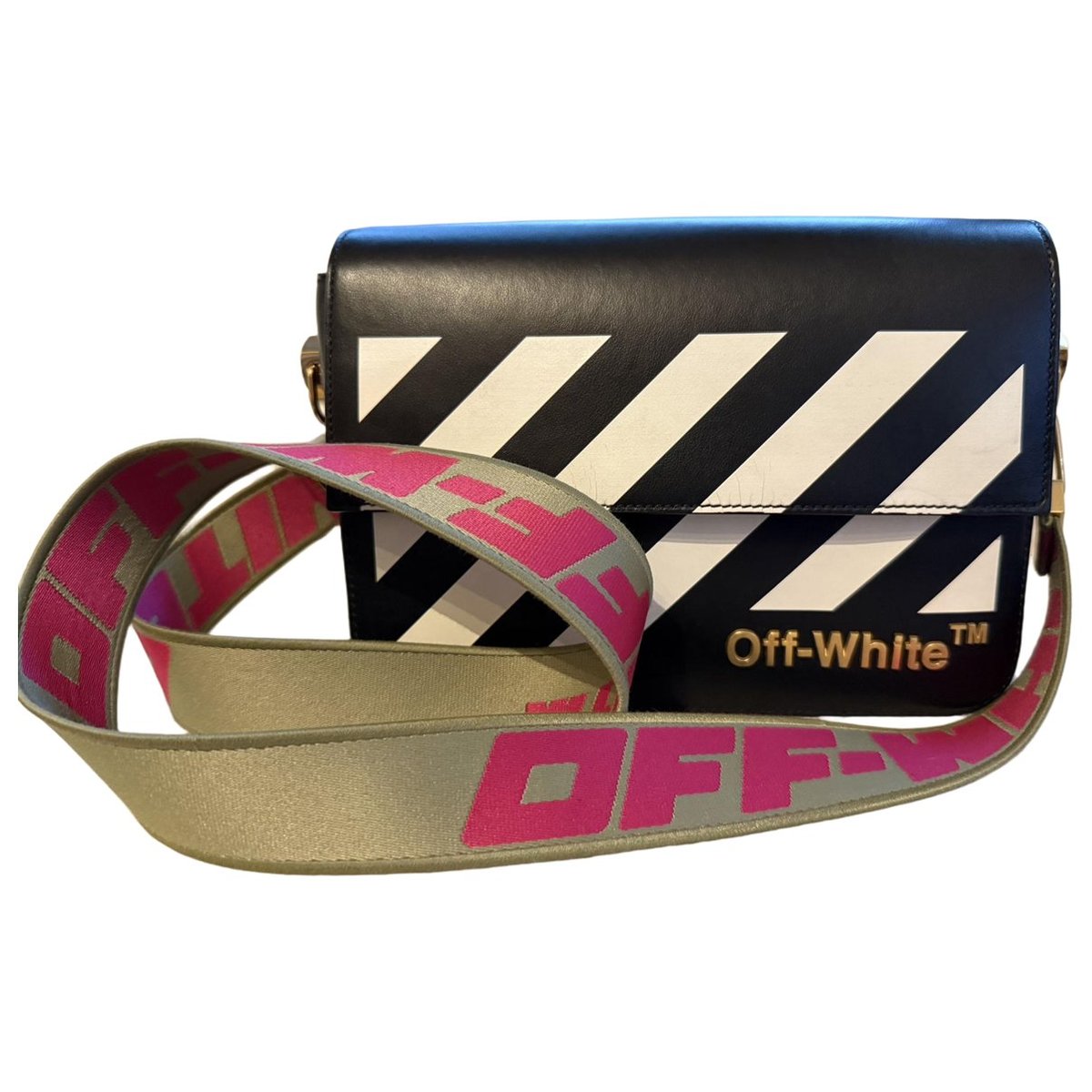 Binder leather crossbody bag