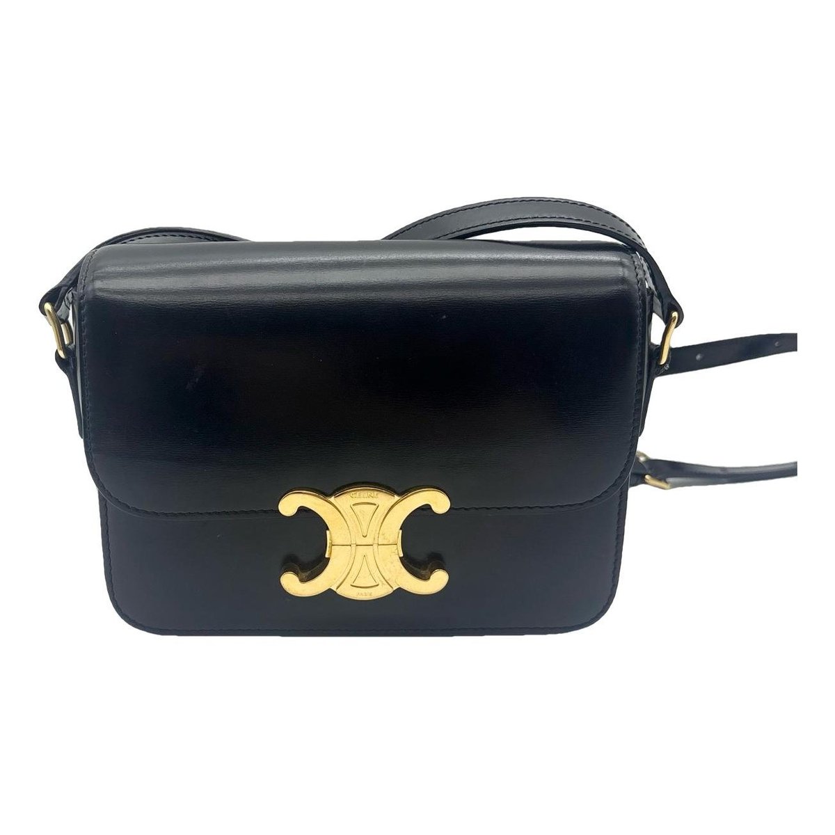 Triomphe leather handbag