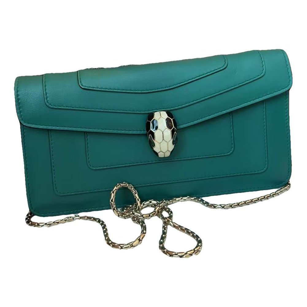 Serpenti leather handbag