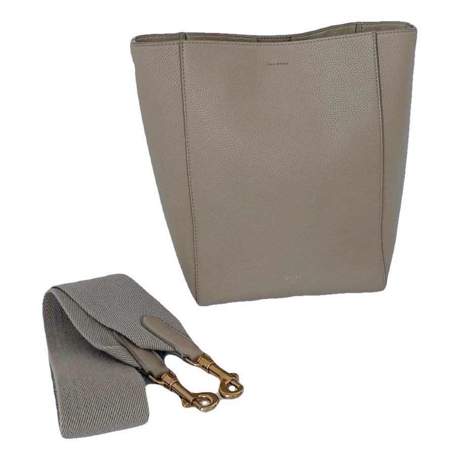 Seau Sangle leather tote