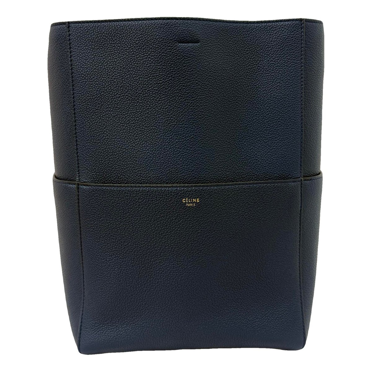Seau Sangle leather handbag