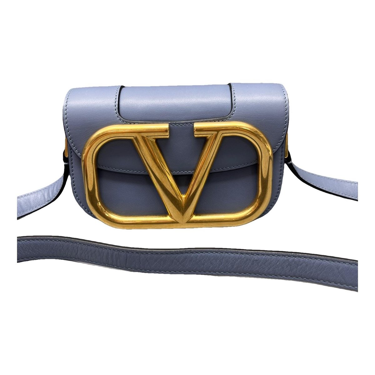 Supervee leather handbag