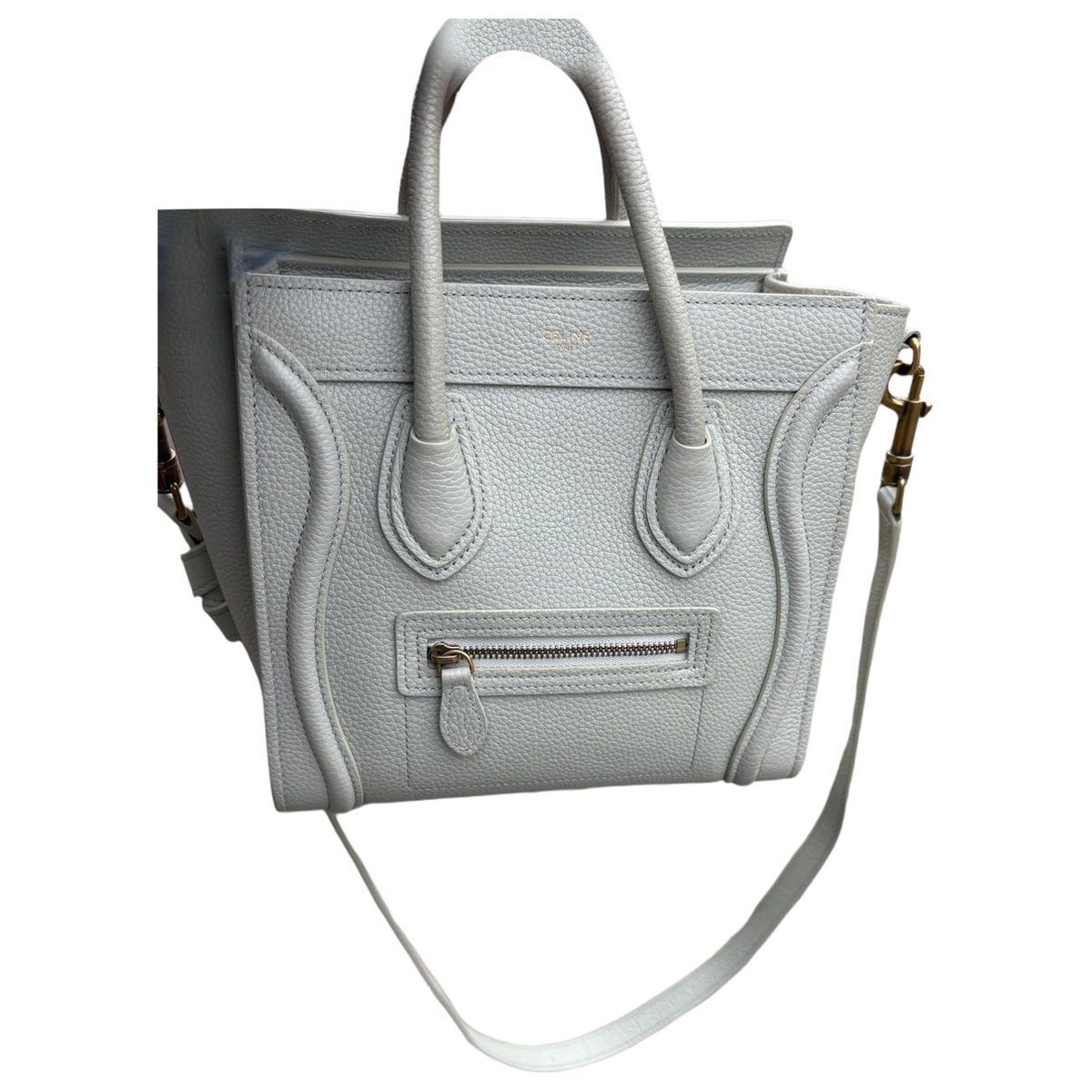 Nano Luggage leather handbag