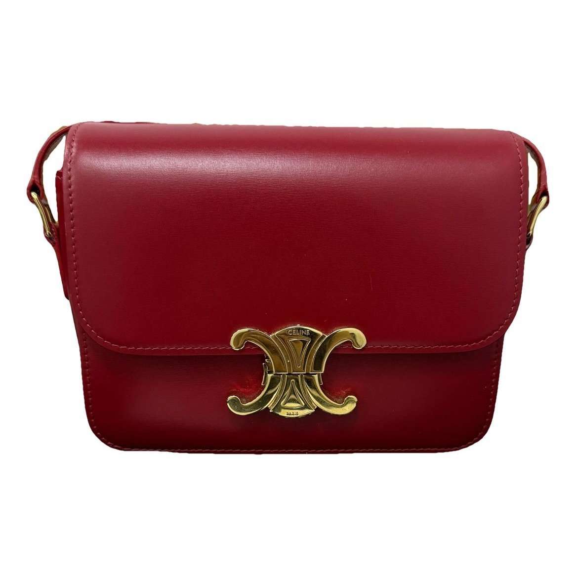 Triomphe leather handbag