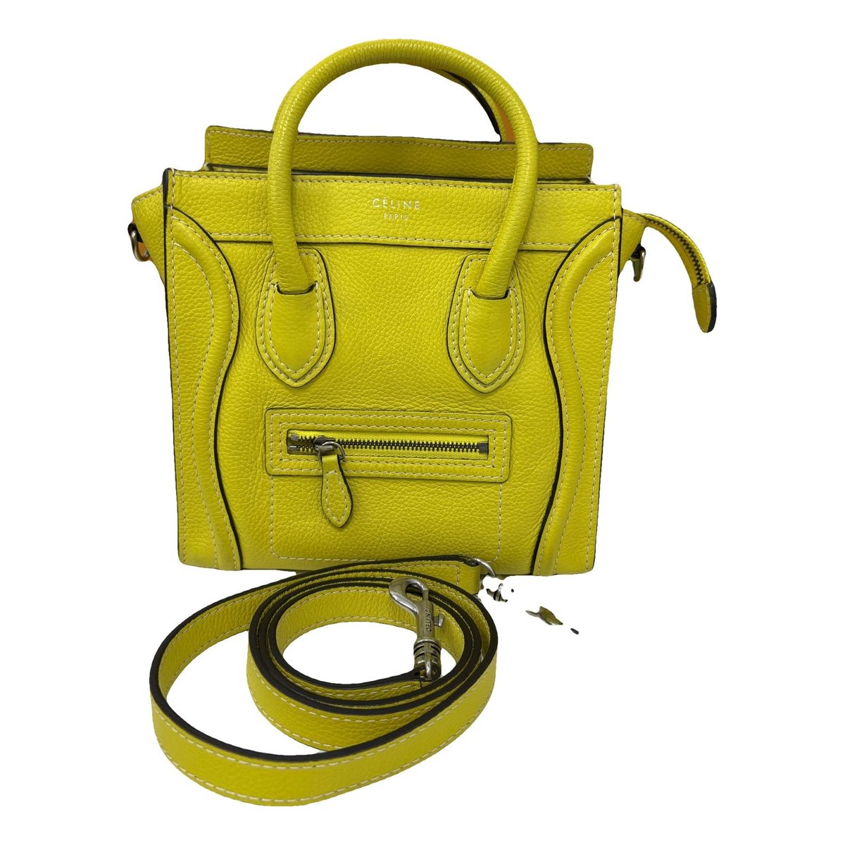 Nano Luggage leather handbag
