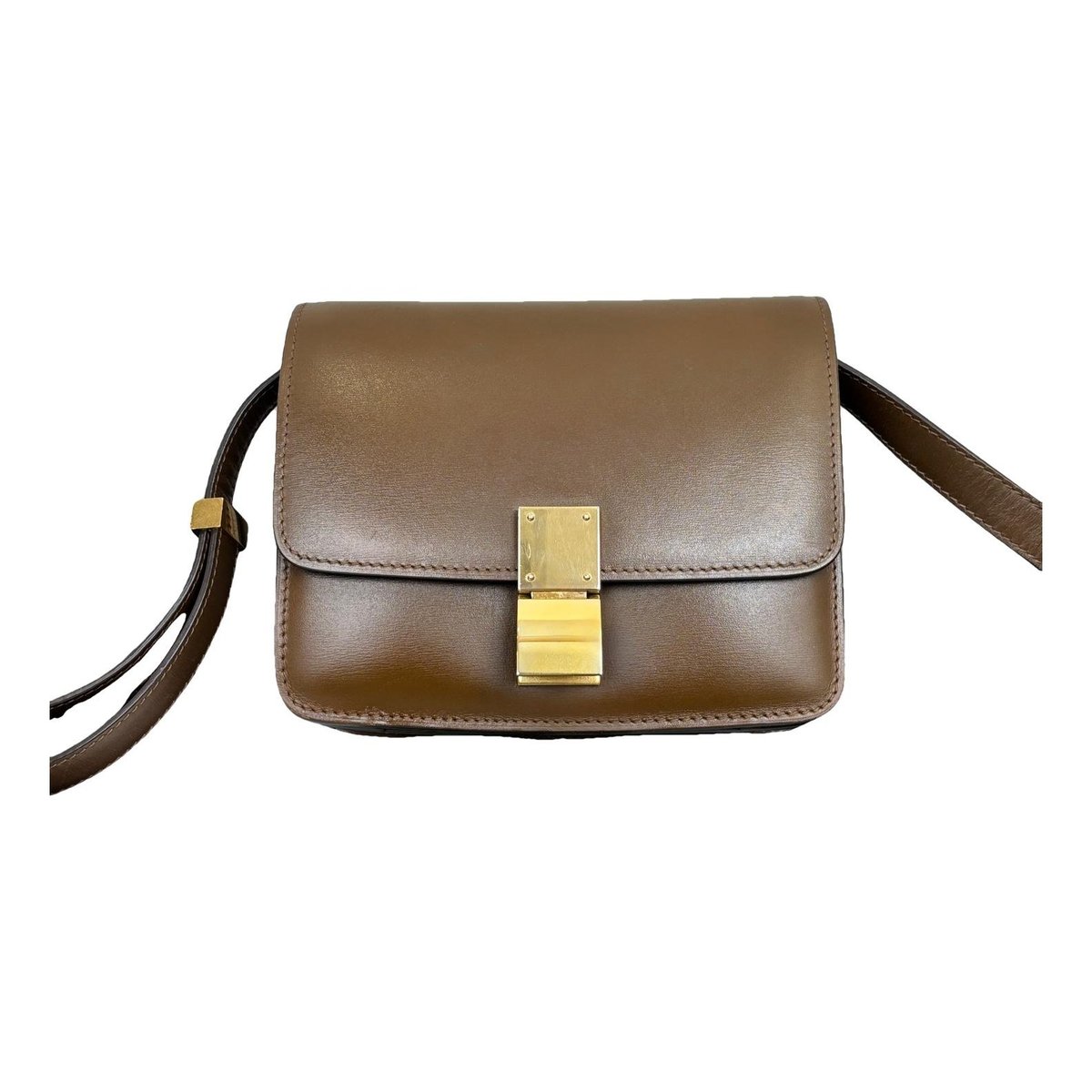 Classic leather crossbody bag