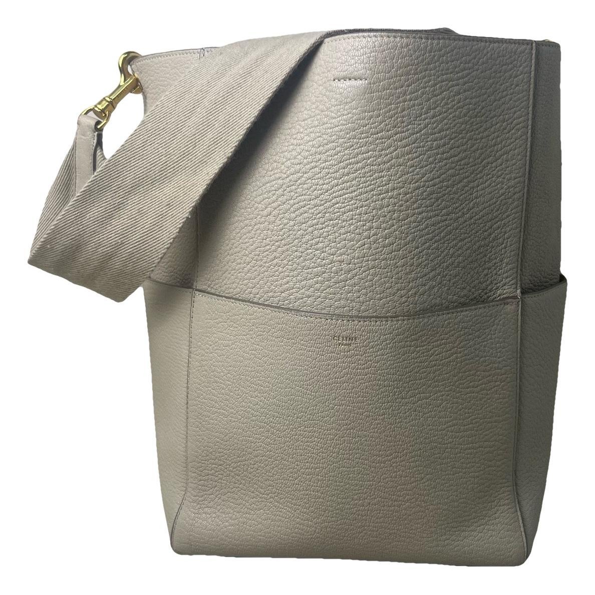 Seau Sangle leather handbag